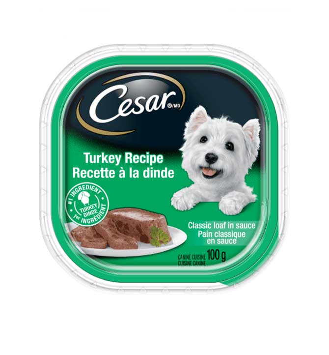 Nourriture pour chien Dinde Cesar 100g