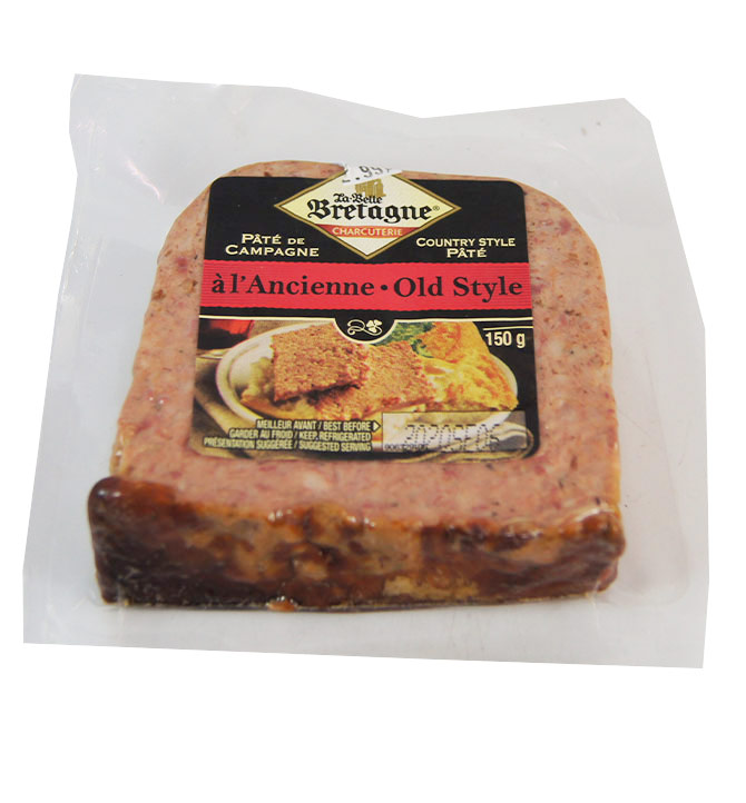 Pâté de campagne à l'ancienne La Bretagne 150g