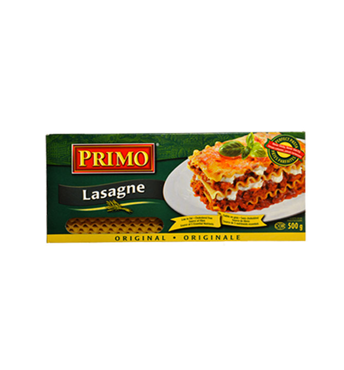 Pâtes à lasagne Primo 500g