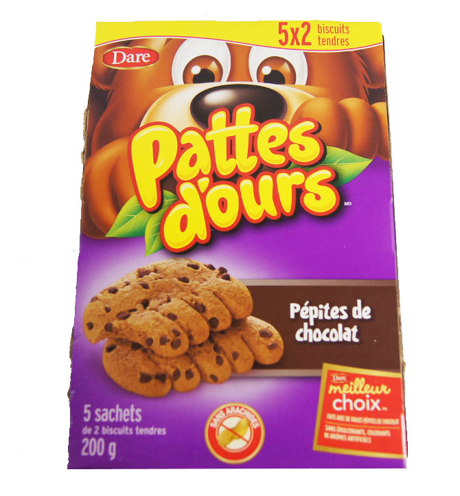 Pattes d'ours 5 sachets 200g