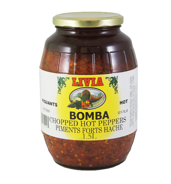 Piment forts hachés Bomba 1.5L