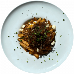 Poutine Effiloché de Bœuf braisé