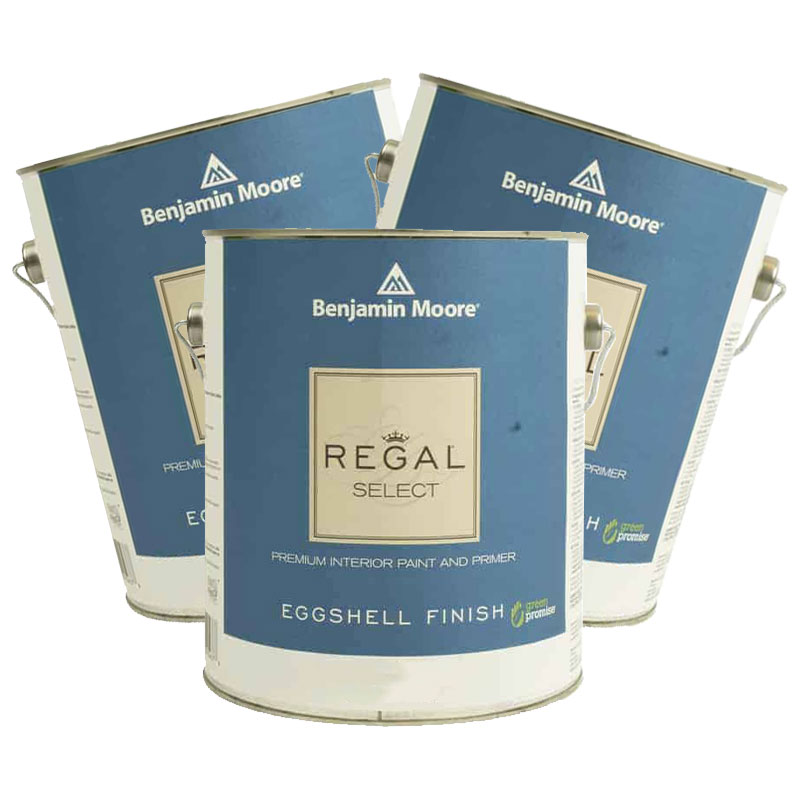 PROMO! Benjamin Moore Regal select 1er et 2e galon à 72.99, le 3e