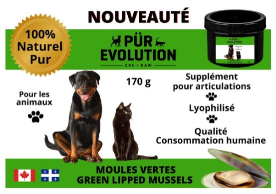 Pür Evolution - Moules vertes, 170g