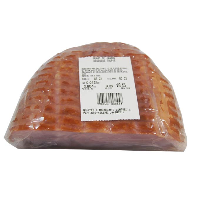 Quart de jambon désossé toupie