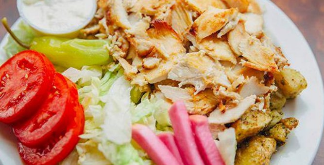 Plat shish taouk (poulet) / Shish Taouk Plate (Chicken)