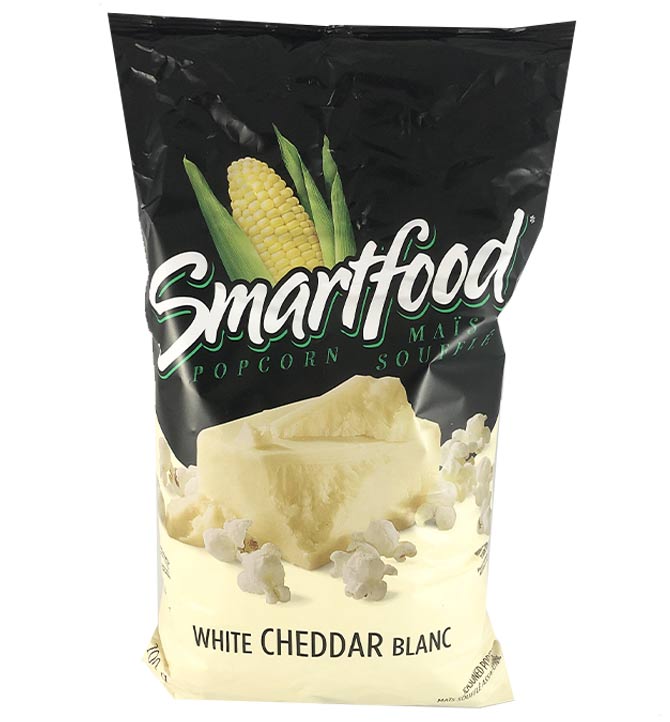 Maïs soufflé smartfood Cheddar blanc 200g