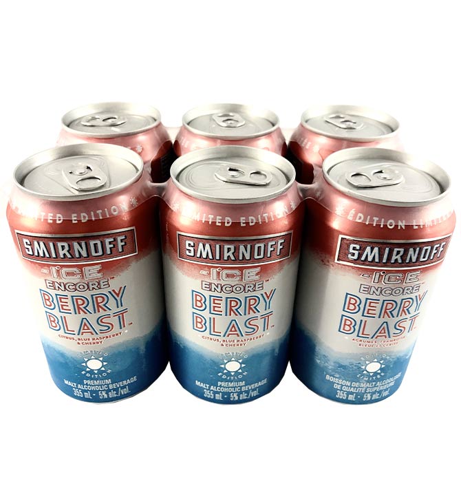 Smirnoff ice cherry blast 6x355ml