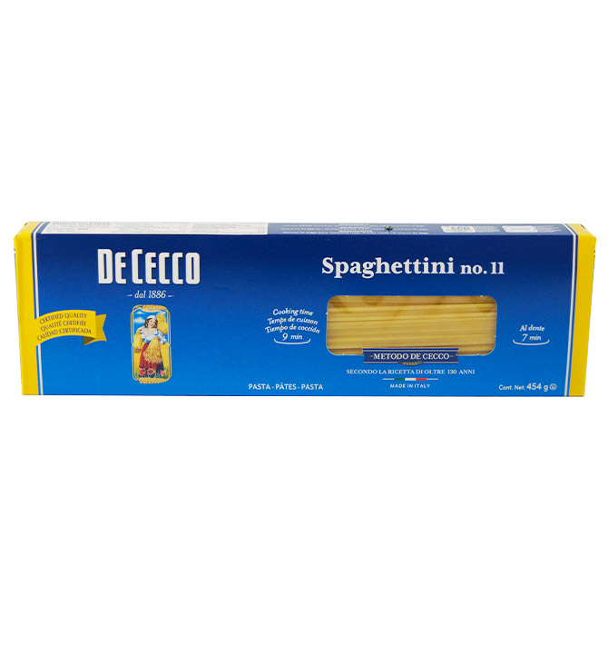 Spaghettini no 11 De Cecco 454g