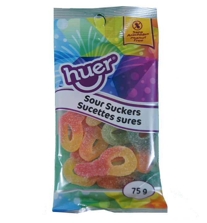 Sucettes sures Huer 75g