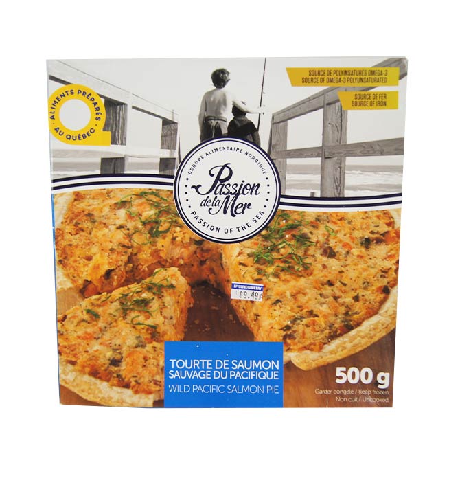 Tourte au saumon Passion de la mer 500g