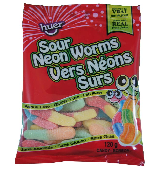 Vers néons surs Huer 120g